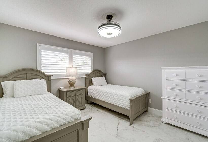 Luxe Waterfront Oasis W/ Dock, Heated Pool & Spa!