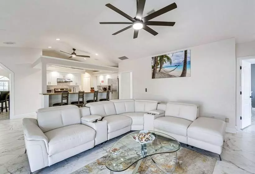 Luxe Waterfront Oasis W/ Dock, Heated Pool & Spa!