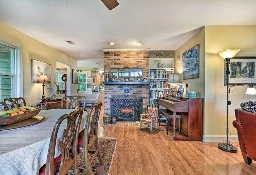 Rustic Beaufort Home W/ Stunning Marsh Views!