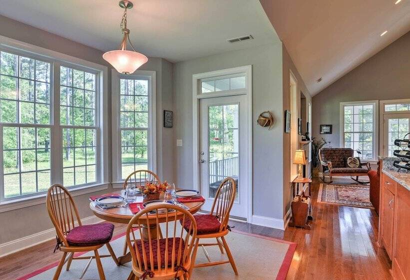 Oriental House On 1 Acre W/ Wraparound Porch!