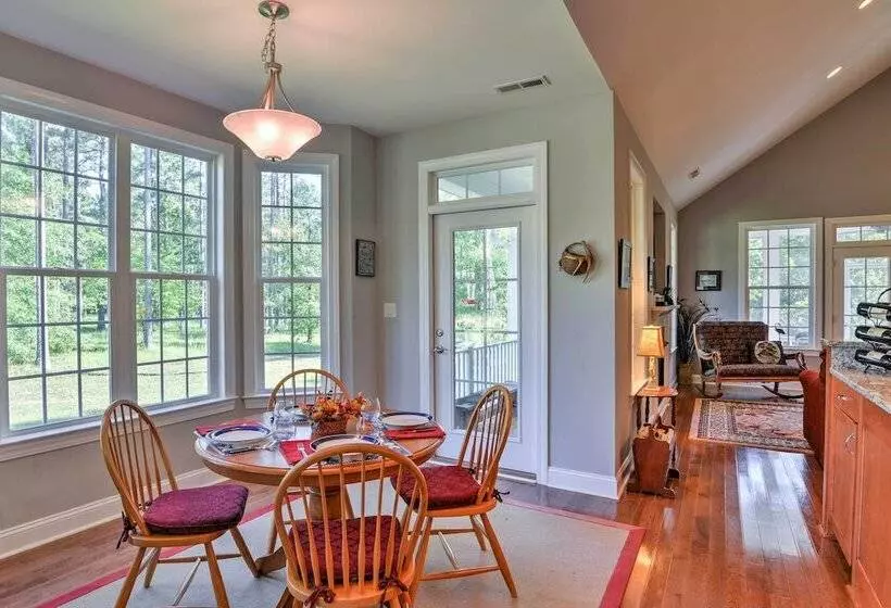 Oriental House On 1 Acre W/ Wraparound Porch!