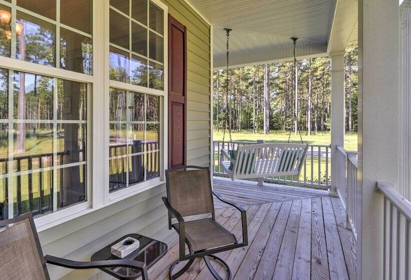 Oriental House On 1 Acre W/ Wraparound Porch!