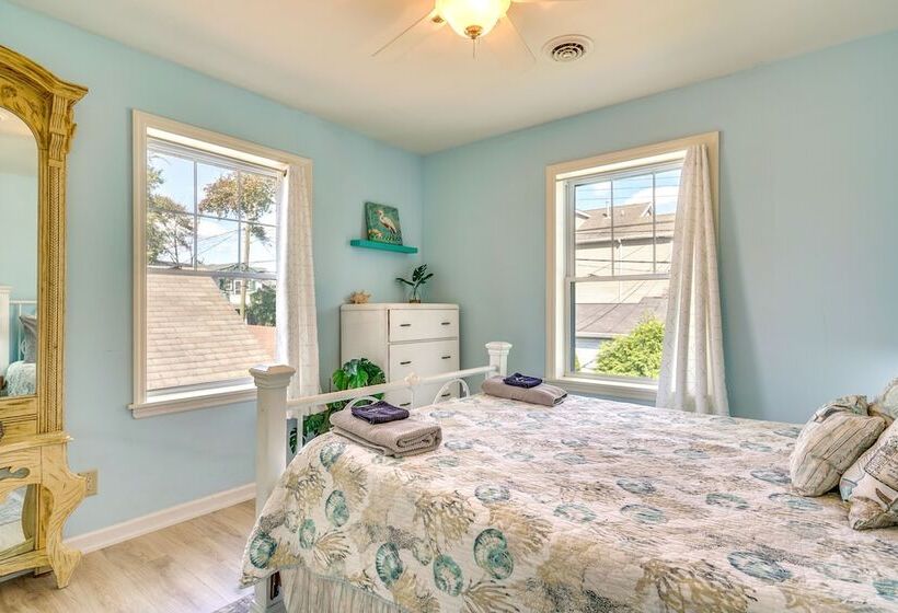 The 1818 Home W/ Porch & Grill   1 Mi To Beach!