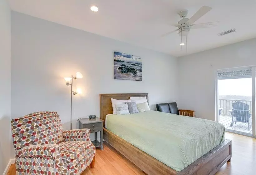 Boardwalk To Beach: Ocean View Surfside Home!