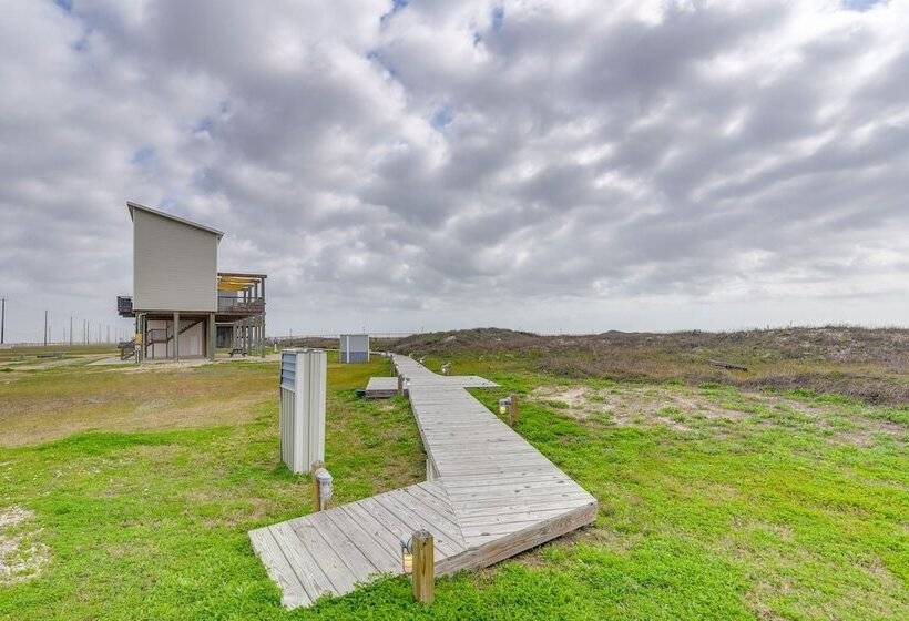 Boardwalk To Beach: Ocean View Surfside Home!