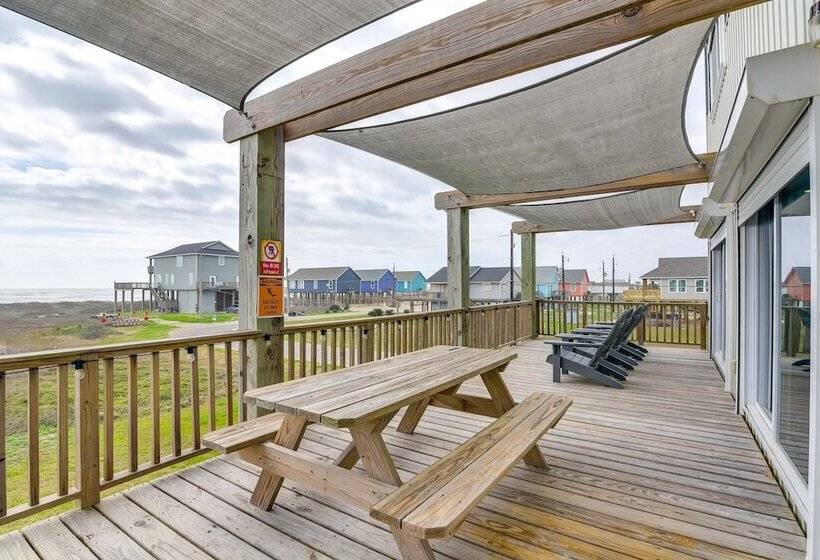 Boardwalk To Beach: Ocean View Surfside Home!