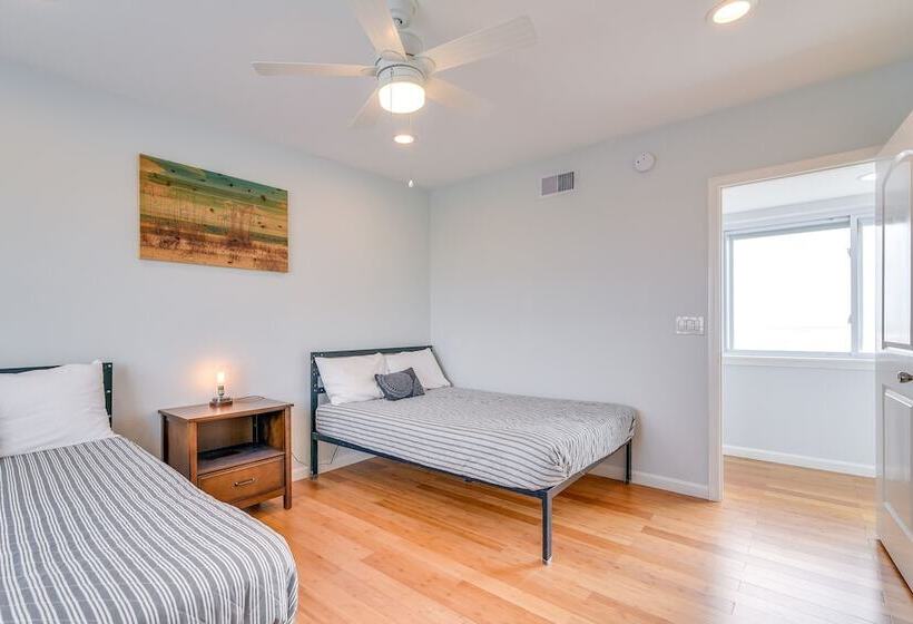 Boardwalk To Beach: Ocean View Surfside Home!