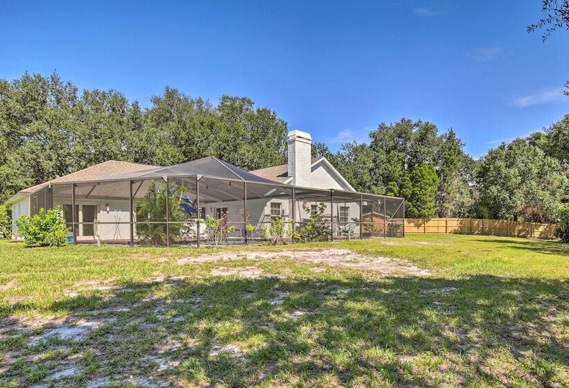 Waterfront Rancher Retreat Exotic Bird Haven