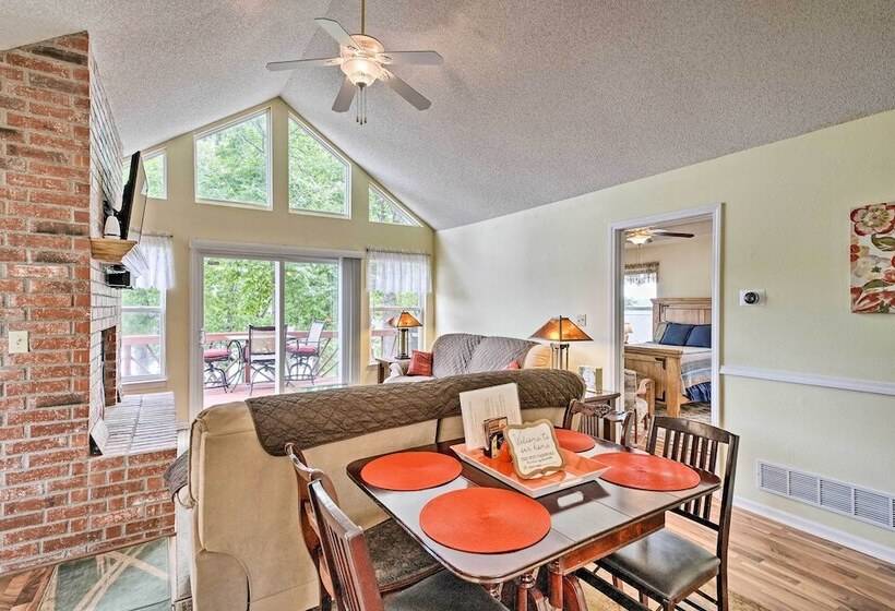 Waterfront Sunrise Beach Home W/ Dock & Grill