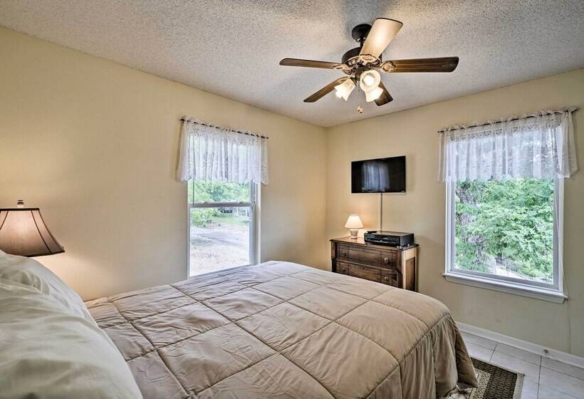 Waterfront Sunrise Beach Home W/ Dock & Grill