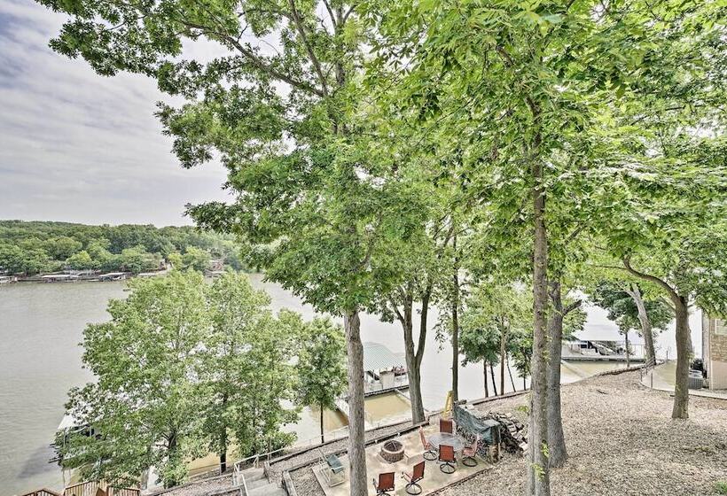 Waterfront Sunrise Beach Home W/ Dock & Grill