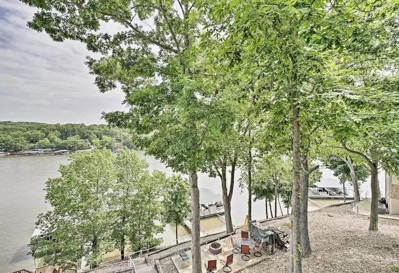 Waterfront Sunrise Beach Home W/ Dock & Grill