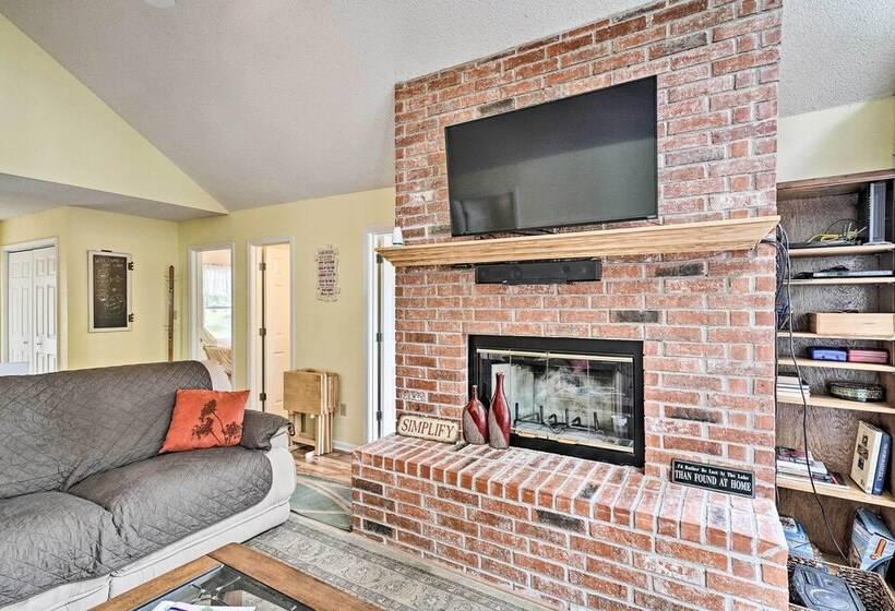 Waterfront Sunrise Beach Home W/ Dock & Grill