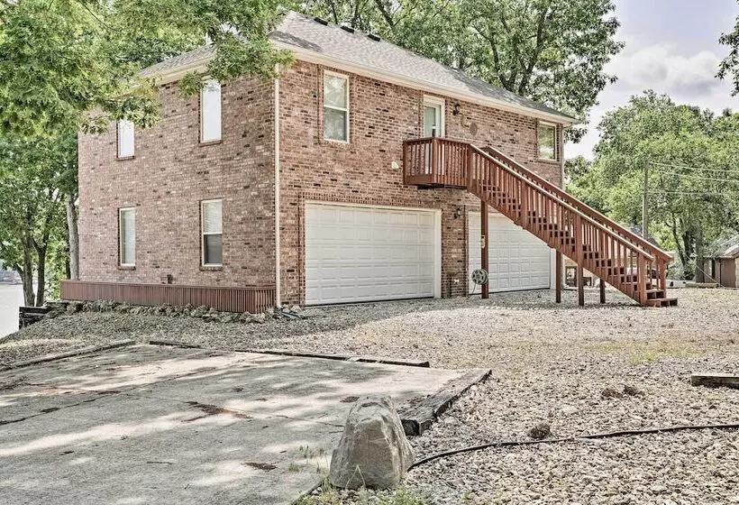 Waterfront Sunrise Beach Home W/ Dock & Grill