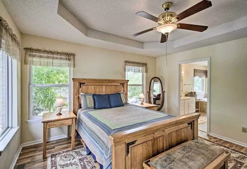 Waterfront Sunrise Beach Home W/ Dock & Grill