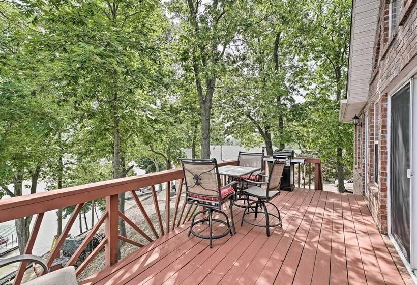 Waterfront Sunrise Beach Home W/ Dock & Grill