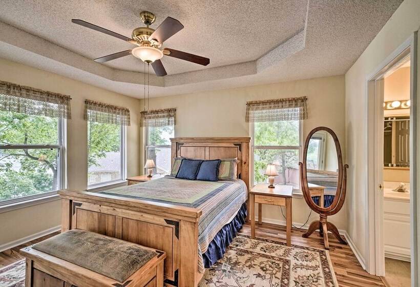 Waterfront Sunrise Beach Home W/ Dock & Grill