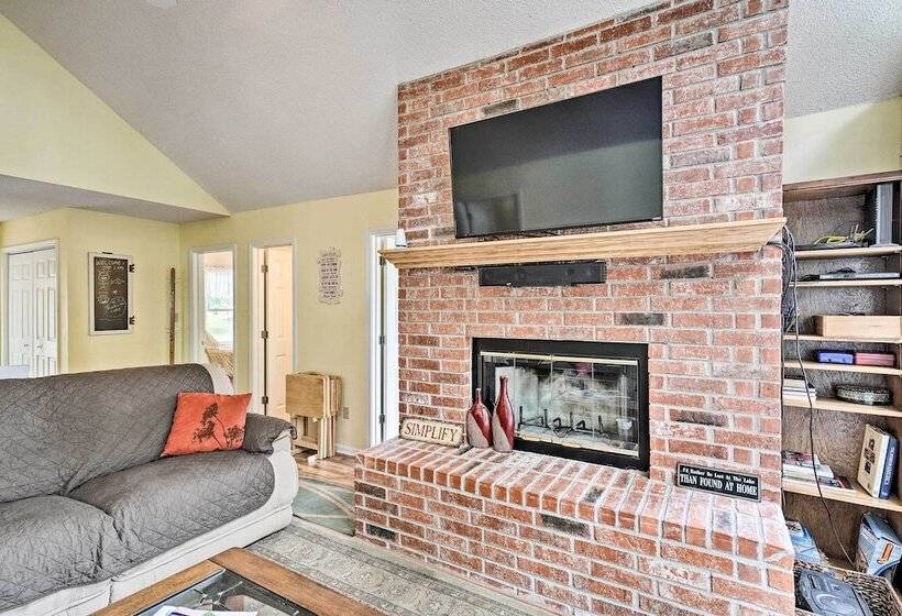 Waterfront Sunrise Beach Home W/ Dock & Grill