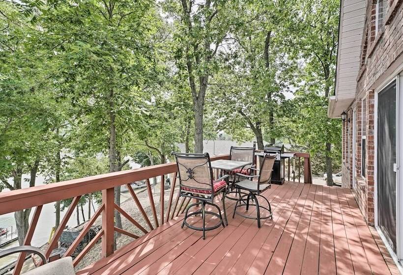 Waterfront Sunrise Beach Home W/ Dock & Grill