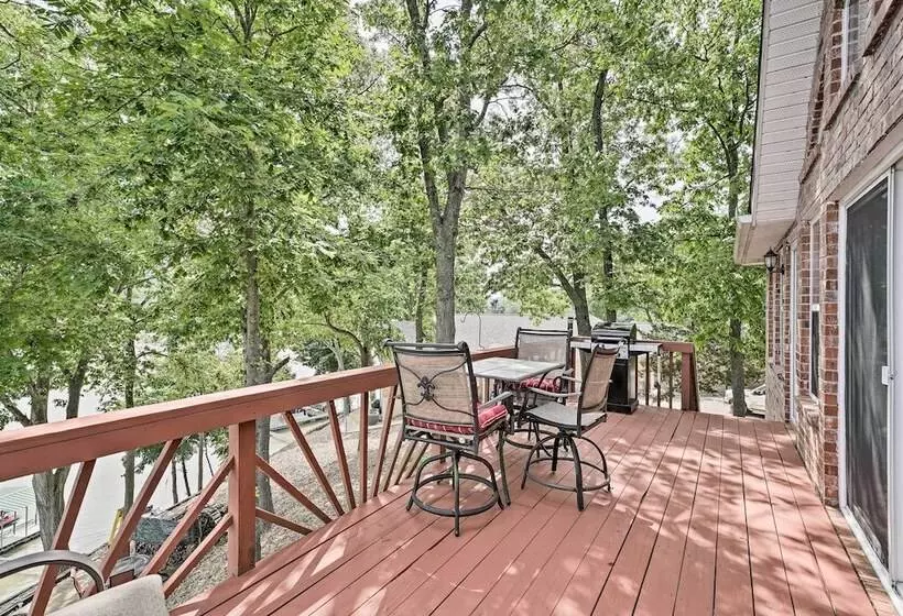 Waterfront Sunrise Beach Home W/ Dock & Grill