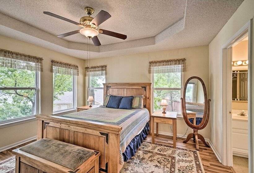 Waterfront Sunrise Beach Home W/ Dock & Grill