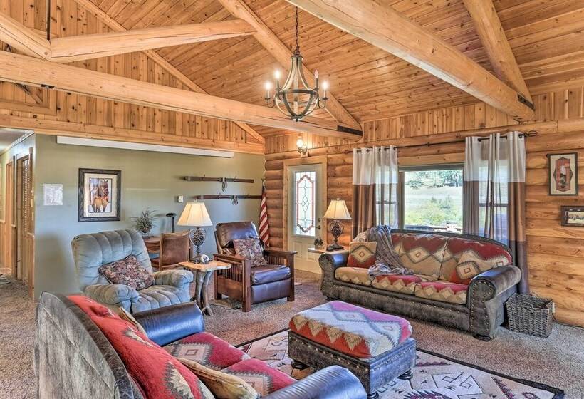 Hill City Log Cabin W/ On Site Trout Fishing!