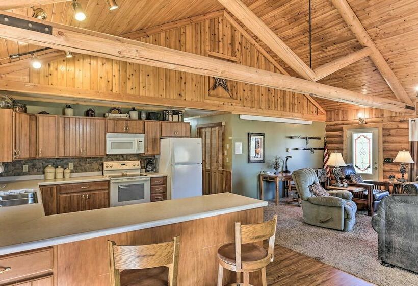 Hill City Log Cabin W/ On Site Trout Fishing!