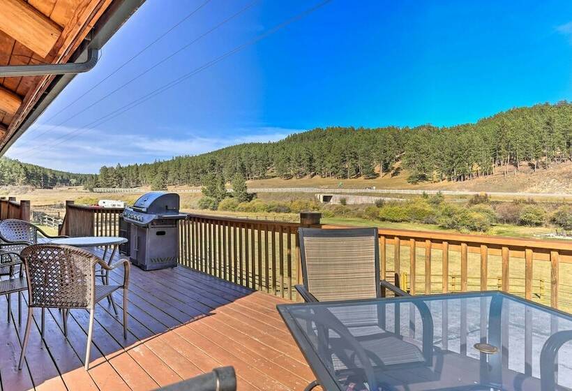 Hill City Log Cabin W/ On Site Trout Fishing!