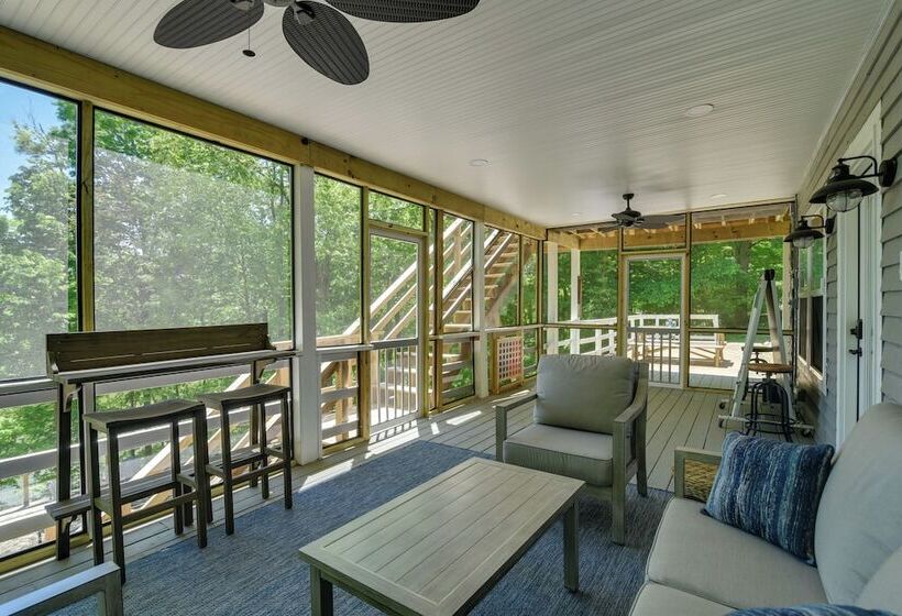 Lakefront Scottsville Retreat W/ Private Dock!