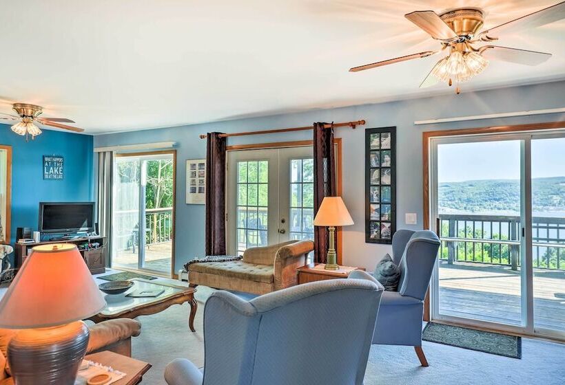 Lovely Finger Lakes Retreat W/ Deck & Lake Views!