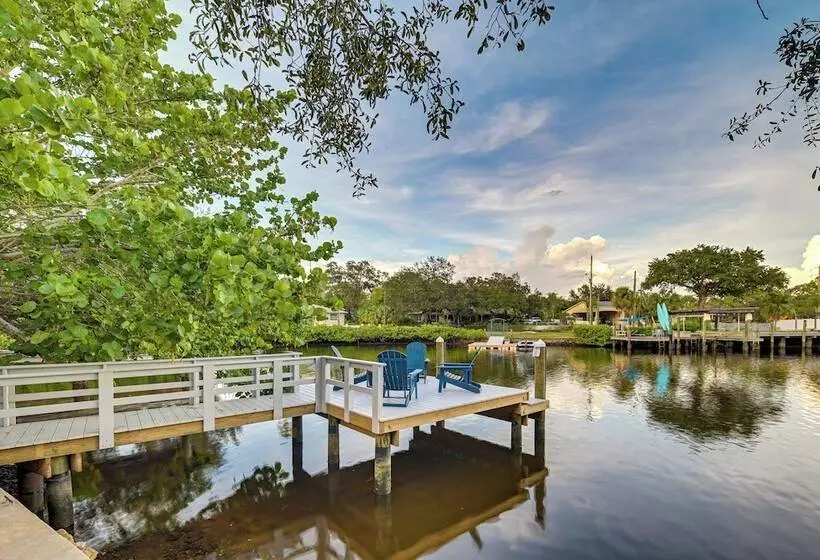 Pet Friendly Waterfront Home   2 Mi To Beach!