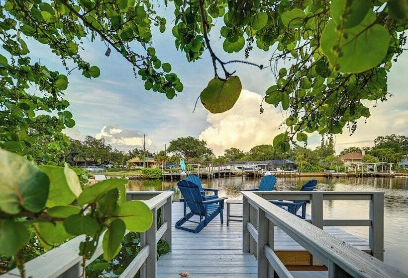 Pet Friendly Waterfront Home   2 Mi To Beach!