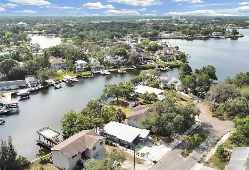 Pet Friendly Waterfront Home   2 Mi To Beach!