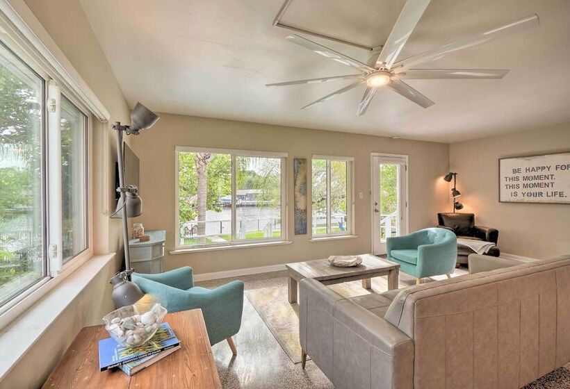 Pet Friendly Waterfront Home   2 Mi To Beach!