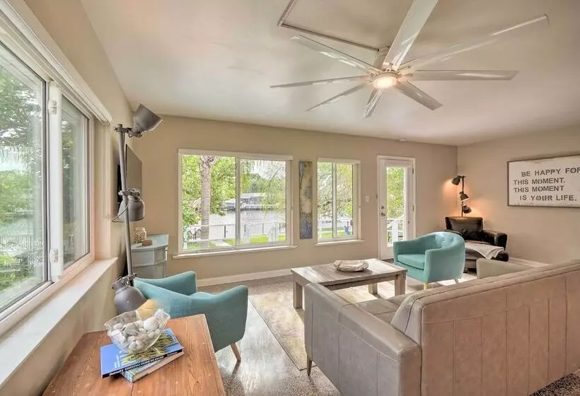 Pet Friendly Waterfront Home   2 Mi To Beach!