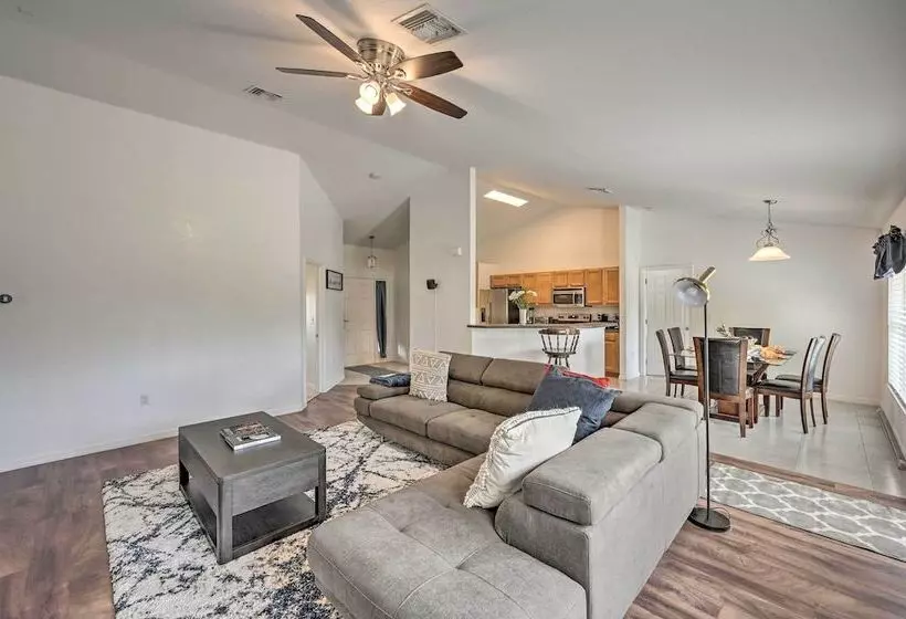 Ranch Style Lehigh Acres House With Big Backyard!