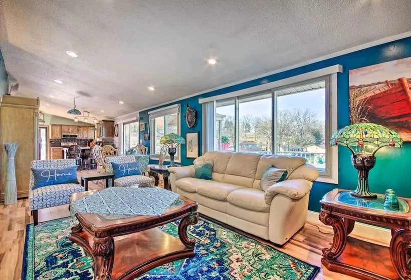 Lake Views: Waterfront Sunrise Beach Home!