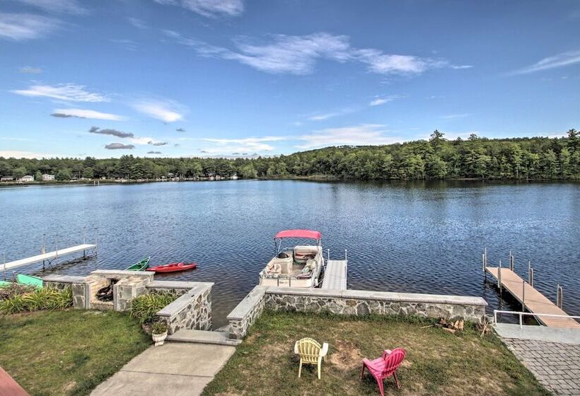 Waterside Haven On Milton Pond W/ Deck & Boat Dock