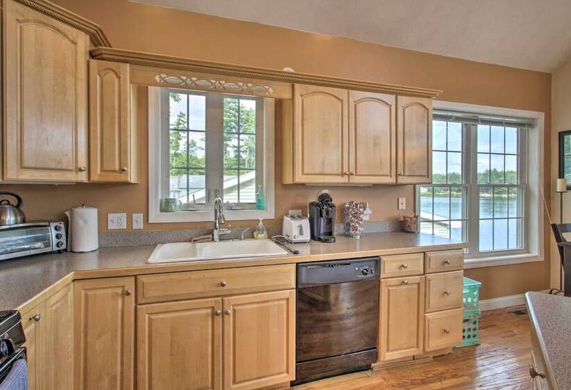 Waterside Haven On Milton Pond W/ Deck & Boat Dock