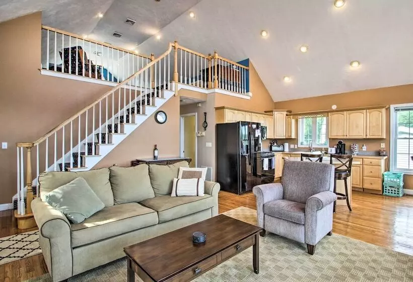 Waterside Haven On Milton Pond W/ Deck & Boat Dock