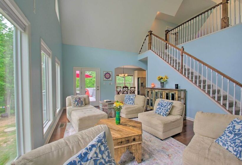 Yogis Paradise W/ Deck ~ 1 Mi To Yogaville!