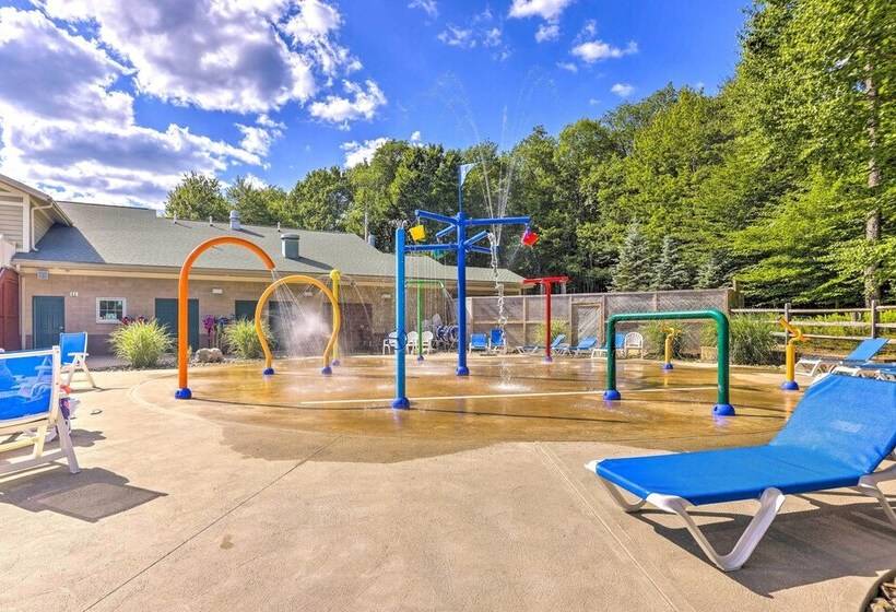 Fire Pit, Indoor Pool Access: Big Bass Lake Cabin