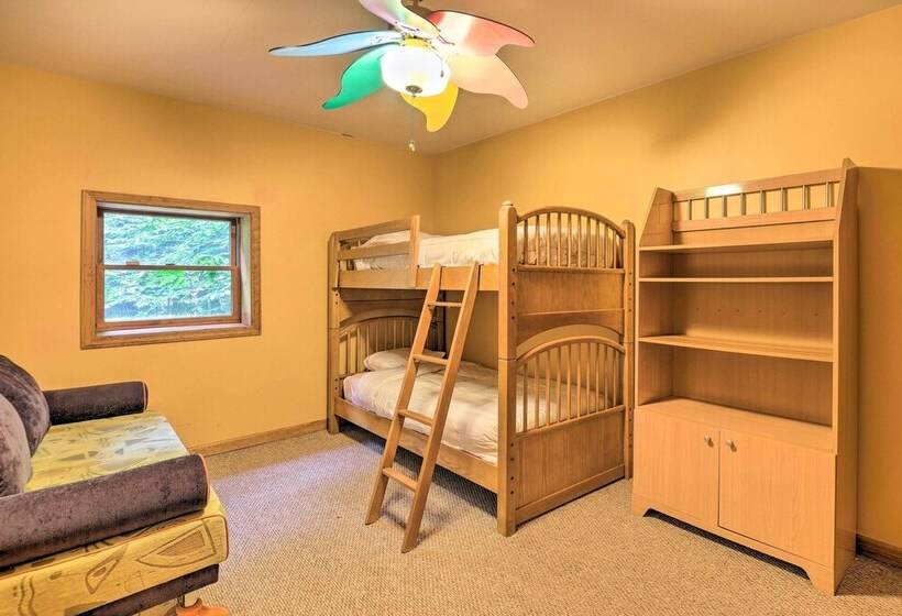 Fire Pit, Indoor Pool Access: Big Bass Lake Cabin