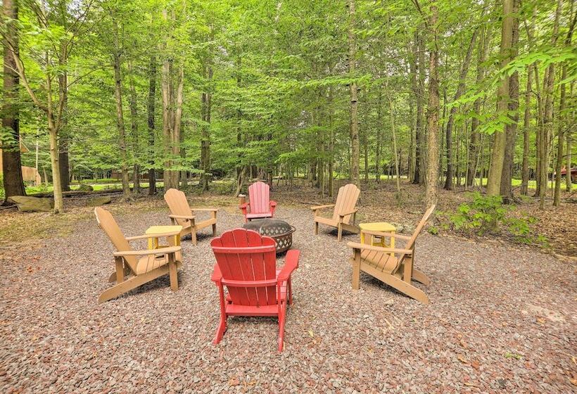 Fire Pit, Indoor Pool Access: Big Bass Lake Cabin