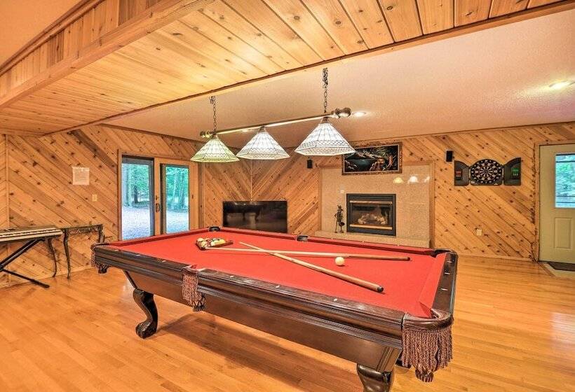 Fire Pit, Indoor Pool Access: Big Bass Lake Cabin