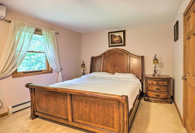 Fire Pit, Indoor Pool Access: Big Bass Lake Cabin