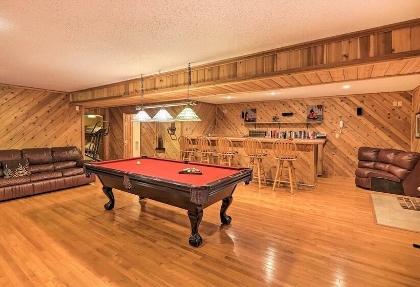 Fire Pit, Indoor Pool Access: Big Bass Lake Cabin