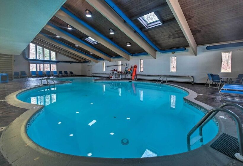 Fire Pit, Indoor Pool Access: Big Bass Lake Cabin