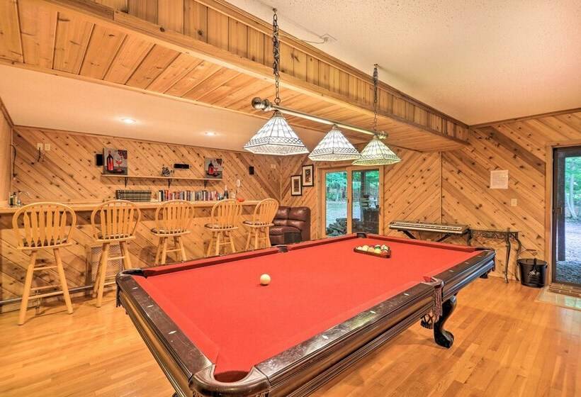 Fire Pit, Indoor Pool Access: Big Bass Lake Cabin