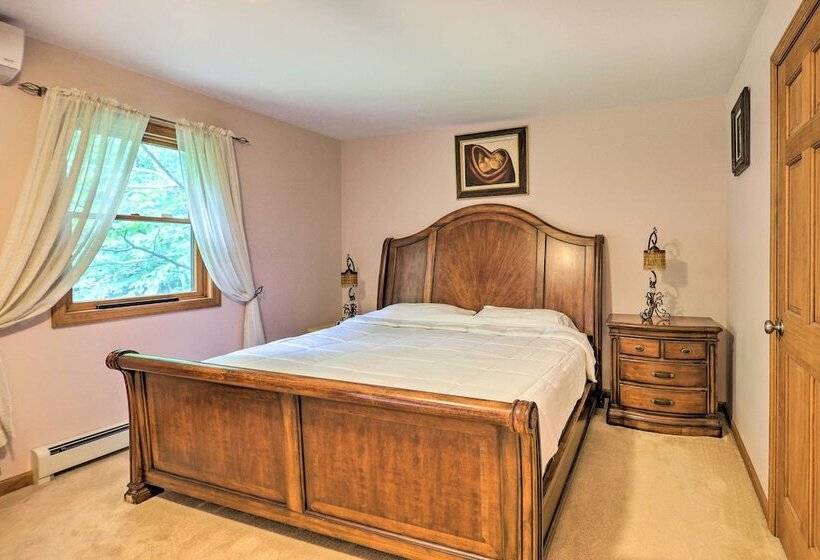 Fire Pit, Indoor Pool Access: Big Bass Lake Cabin